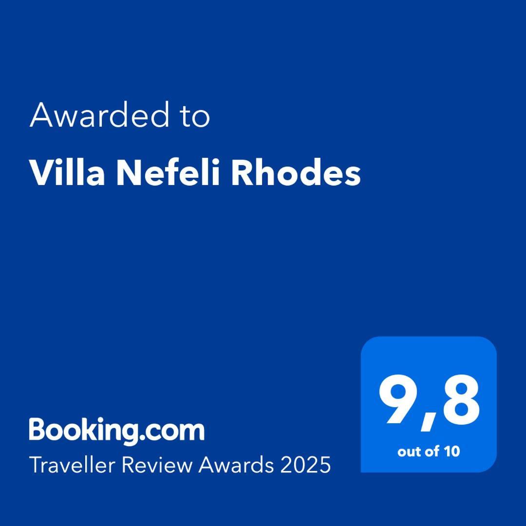 Villa Nefeli Rhodes อาร์คานเยโลส ภายนอก รูปภาพ